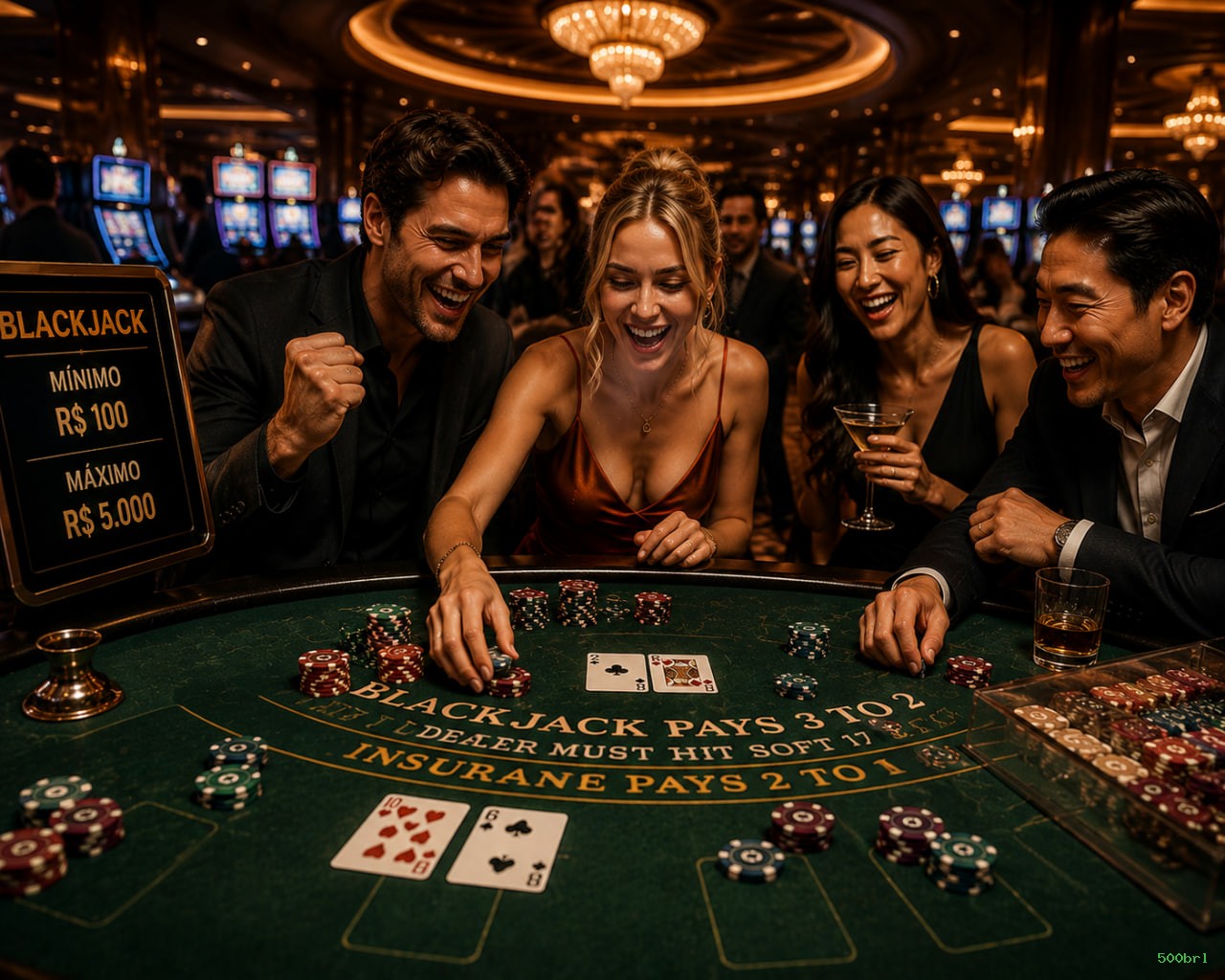 Blackjack ao vivo - Mesas VIP com dealers profissionais